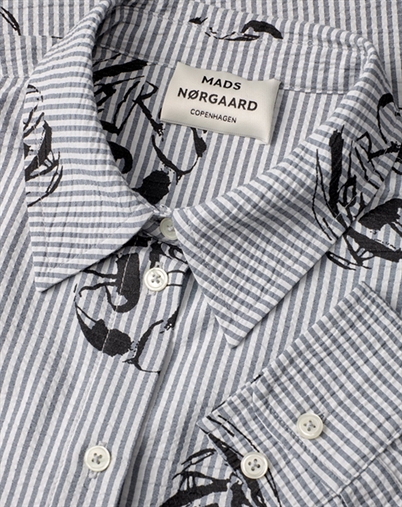 Mads Nørgaard - Crelly Skjorte - Vintage Indigo